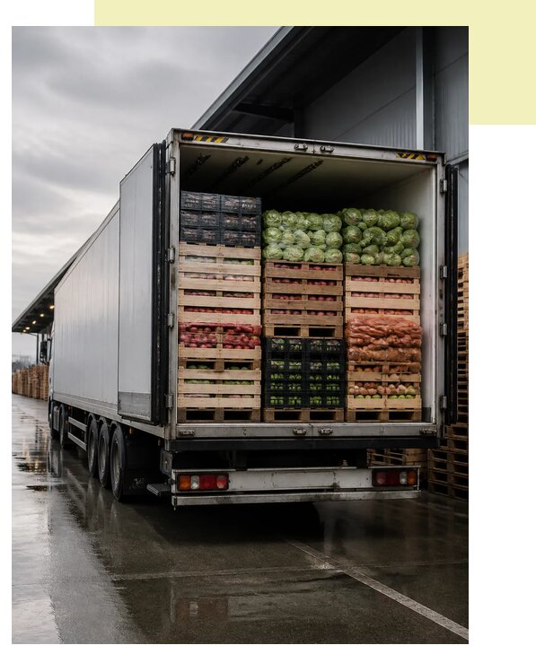 Перевозка плодоовощной продукции в Кунгур по цене от 5128 р. | Агросервис-Кнг