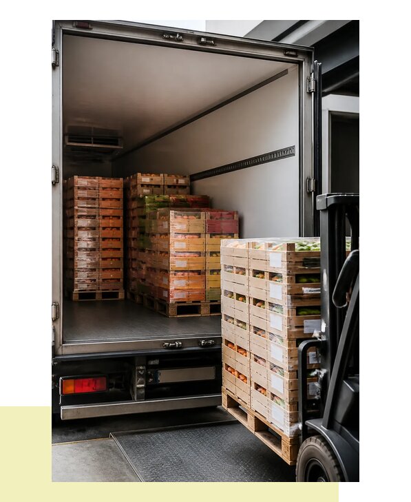 Перевозка сельхозпродукции на паллетах с доставкой в Кунгур